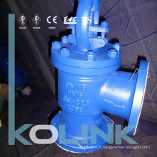 Vanne Angle Globe Valve en acier moulé